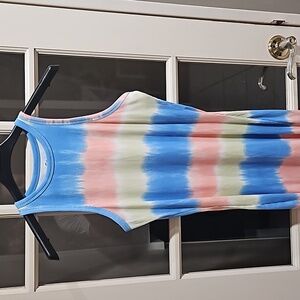 Ladies Kohl's Sonoma Body Con tie die dress med